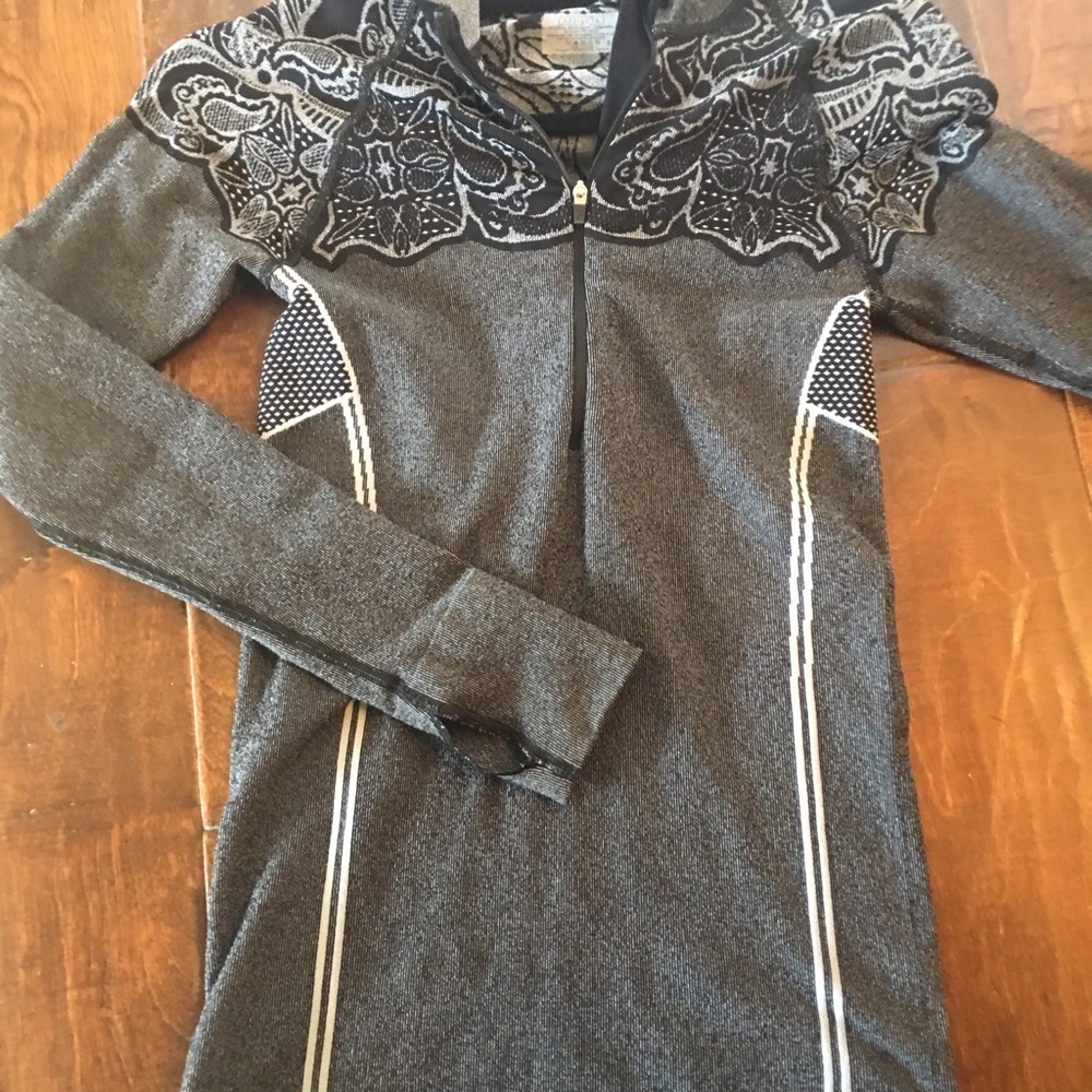 Athlete zip front hoodie jacket